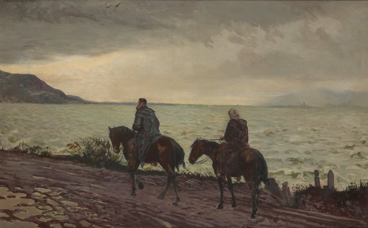 Don Quixote and Sancho Panza by Jacek Malczewski