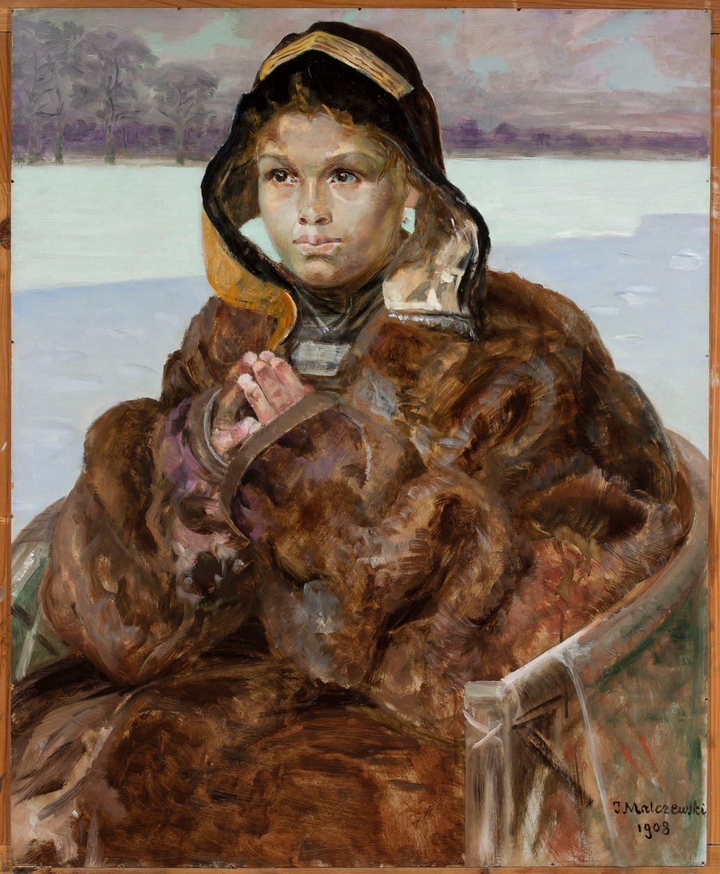 Praying Girl by Jacek Malczewski
