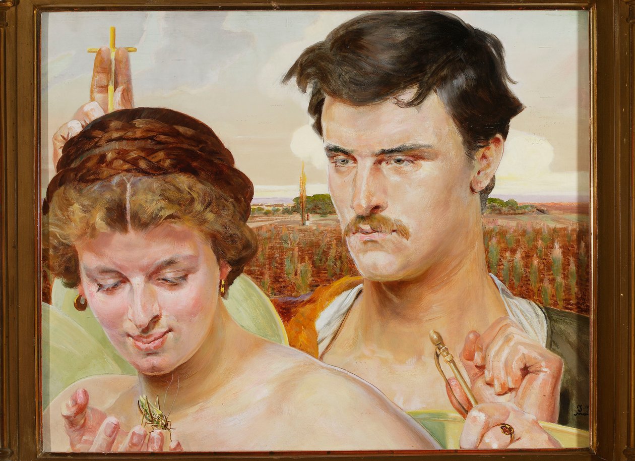 Music - Right Part of the Triptych by Jacek Malczewski