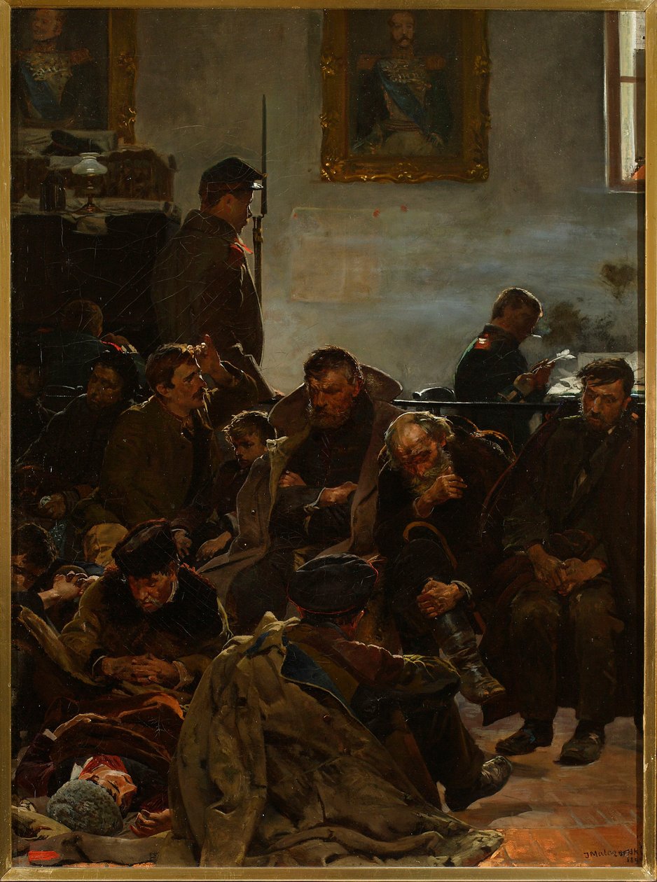 On the Stage (Siberians) by Jacek Malczewski