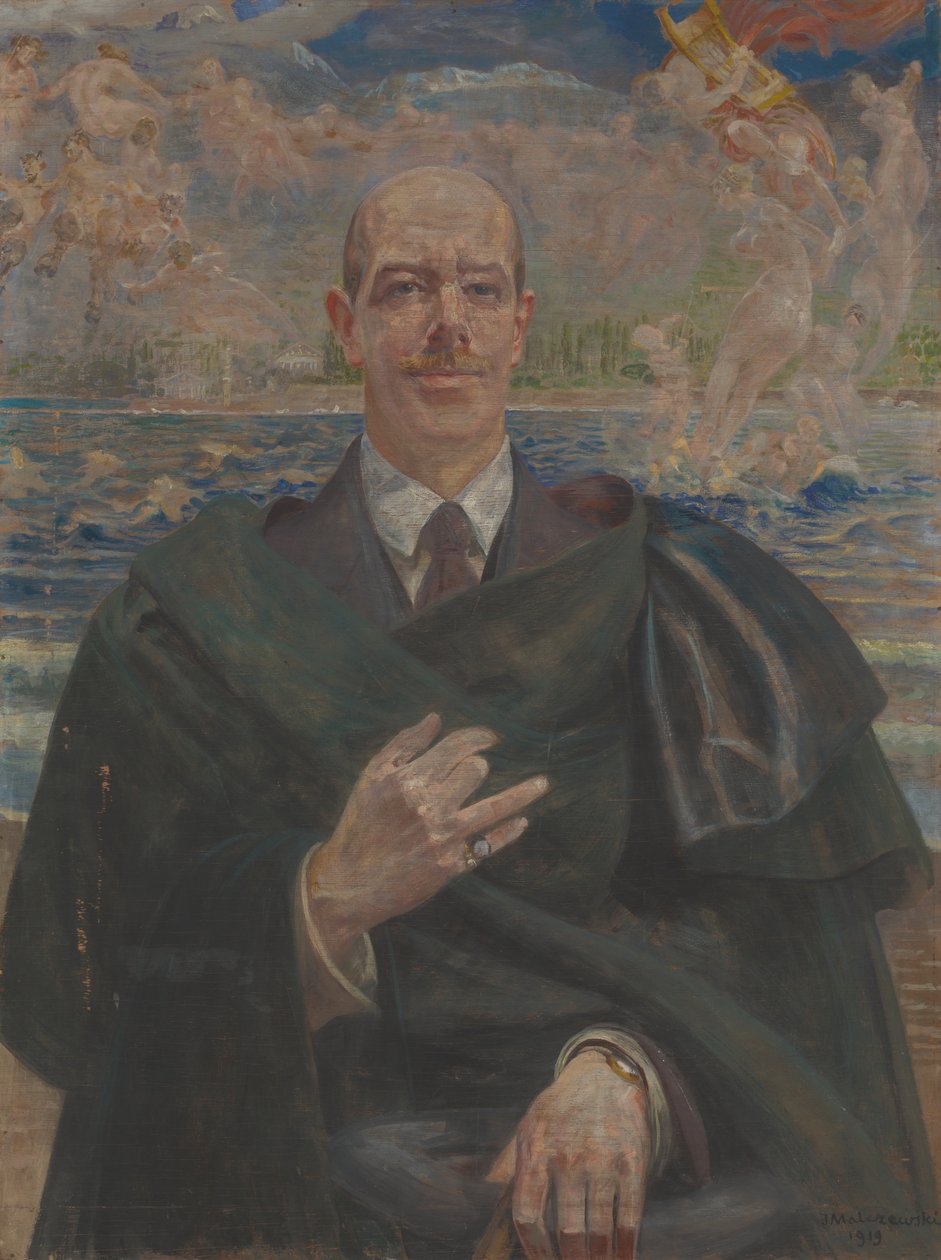 Portrait of Alfred Biesiadecki by Jacek Malczewski