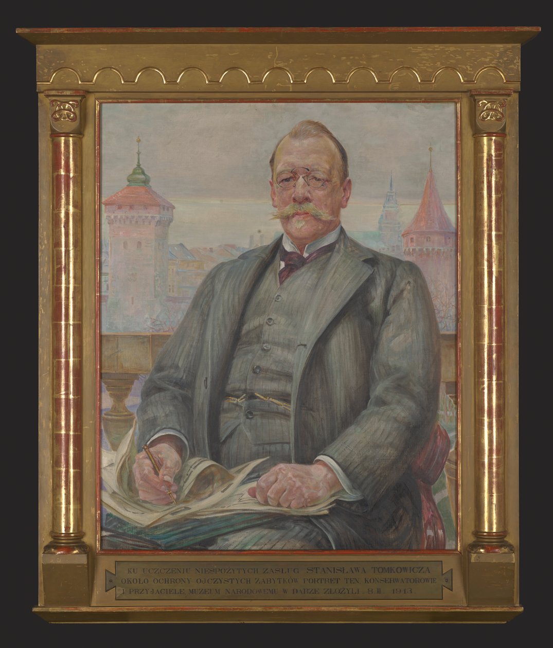 Portrait of Stanisław Tomkowicz by Jacek Malczewski