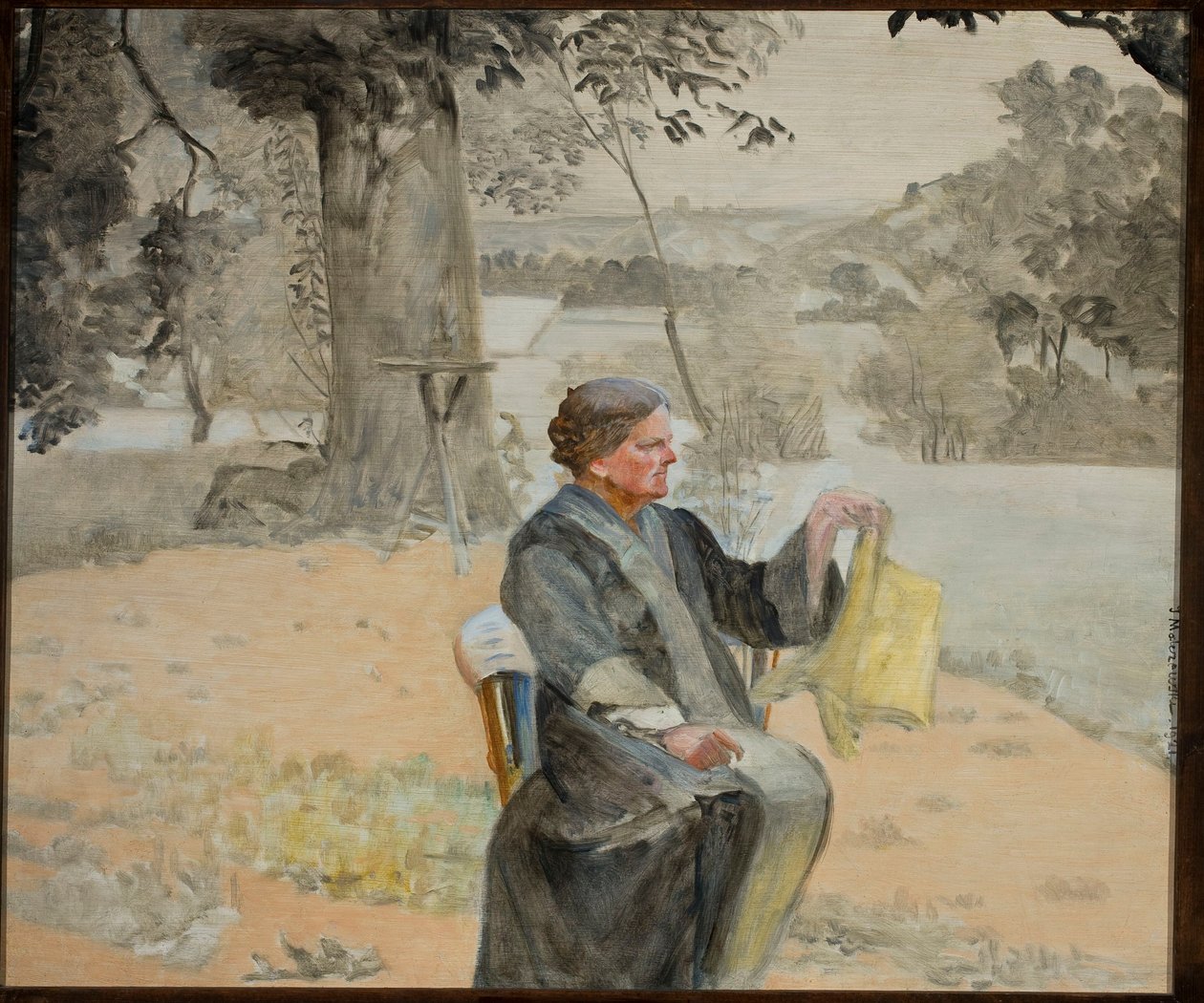 Portrait of Sister Helena in the Garden by Jacek Malczewski