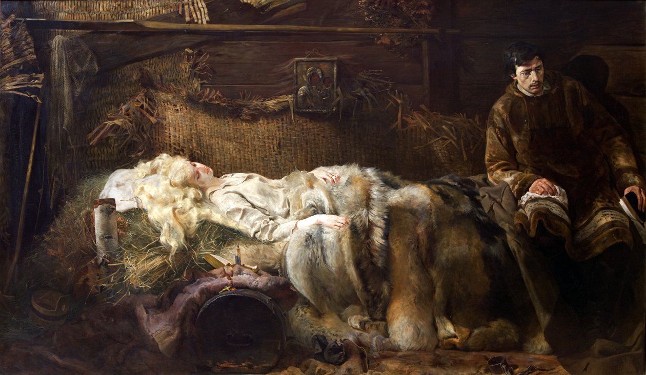 The Death of Ellenai by Jacek Malczewski