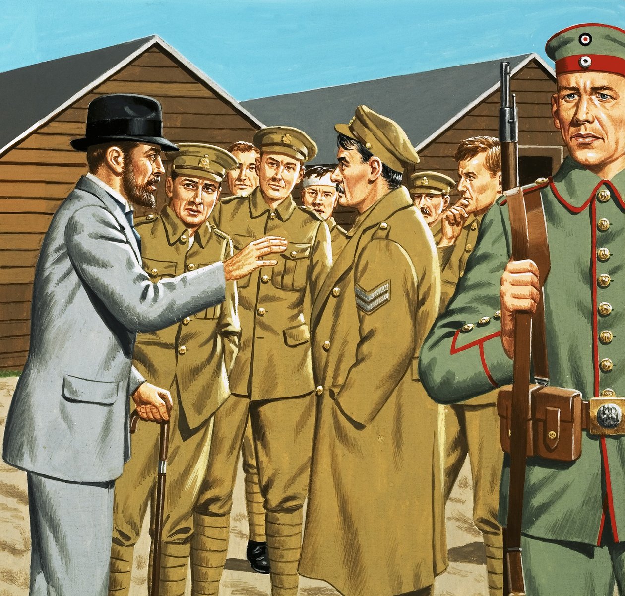 Unidentified Soldiers by Jack Keay