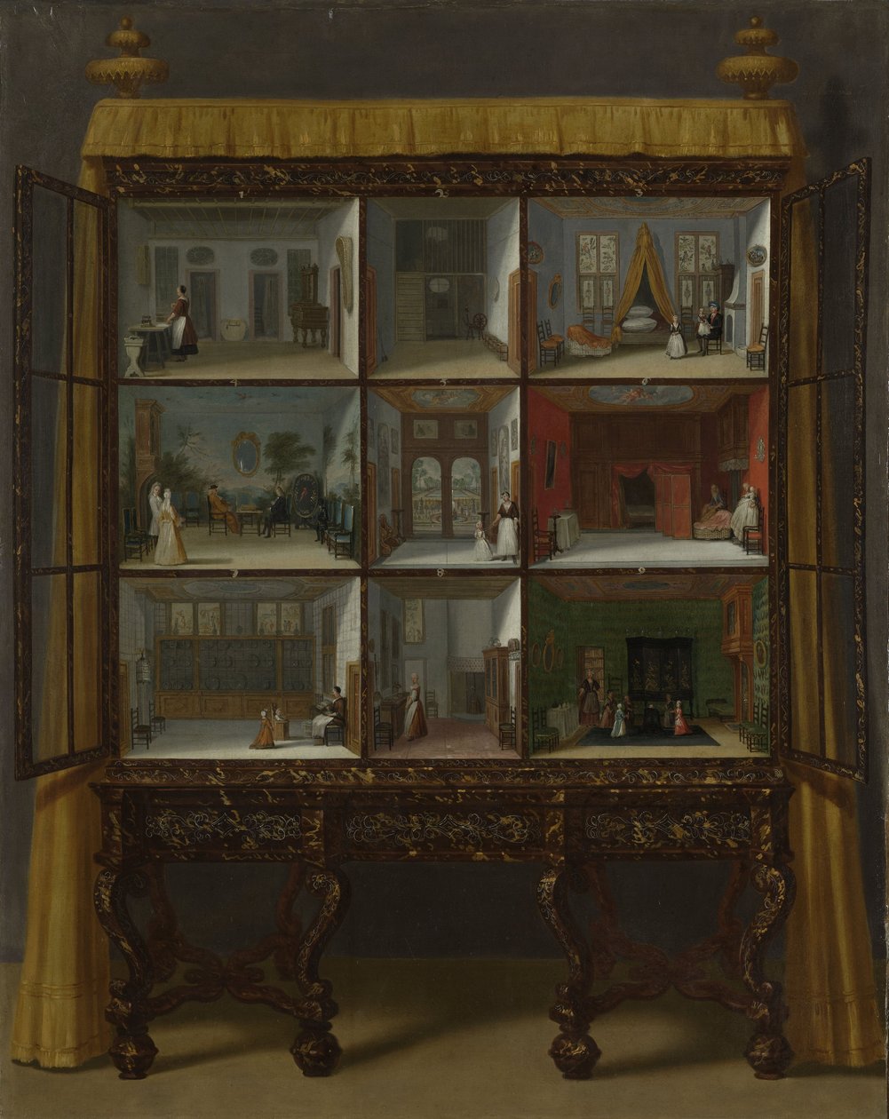 Dollshouse of Petronella Oortman, c.1710 by Jacob Appel