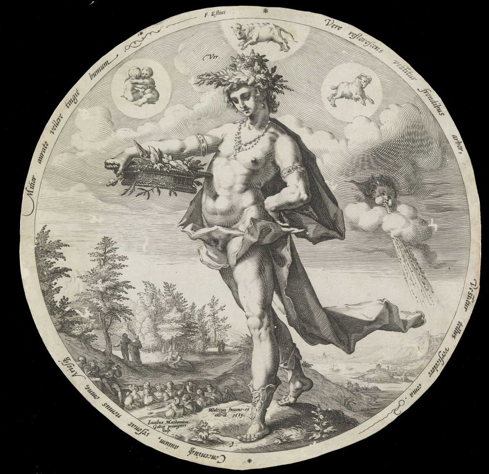 Seasons of the Year - Spring by Jacob Matham