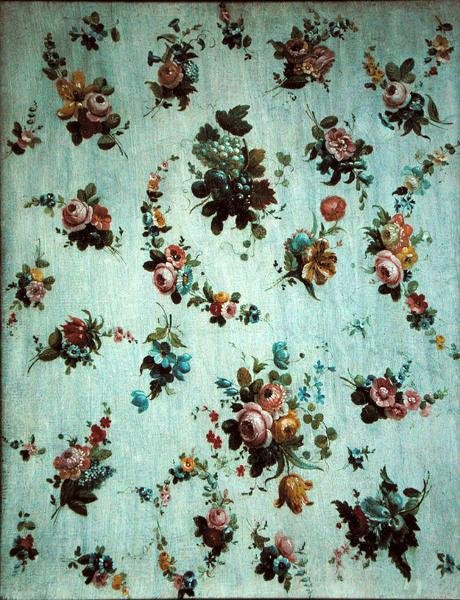 Decoration of Flowers and Grapes by Jacob Ber