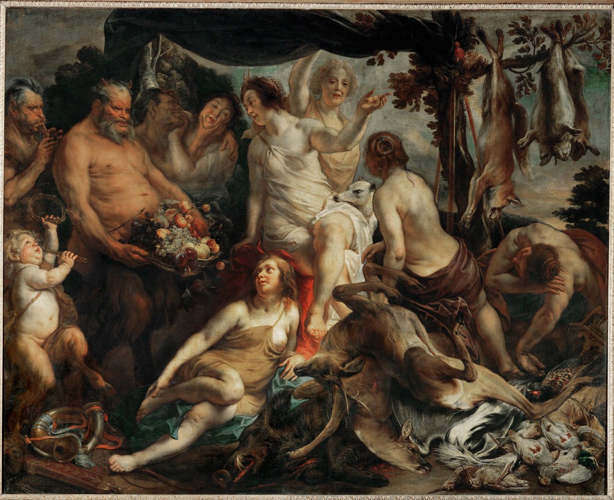 Diana Resting After the Hunt by Jacob (studio of) Jordaens