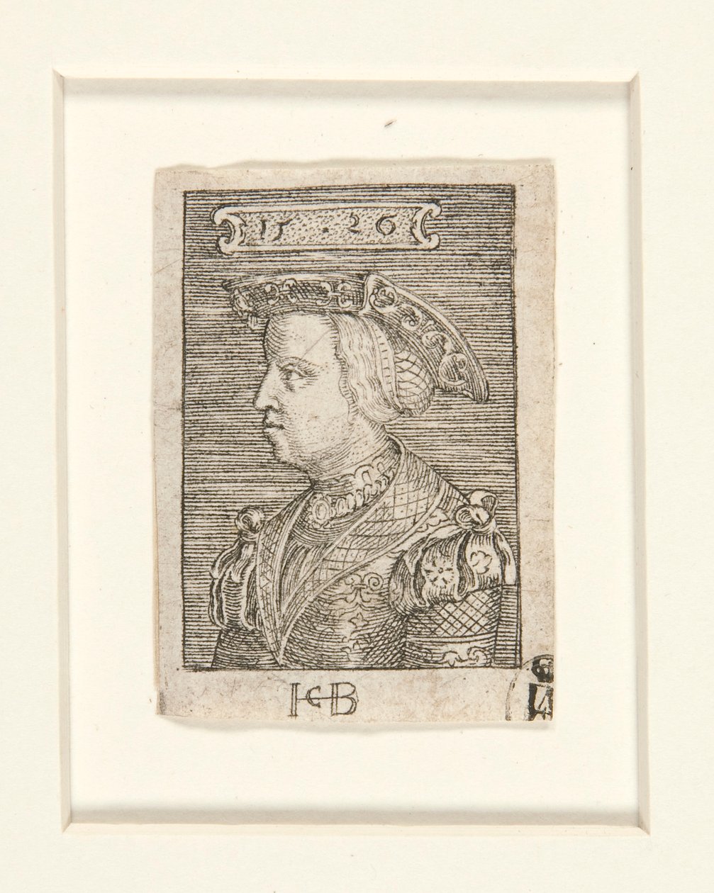 Claude, Queen of France, Daughter of Louis XII of France and Anne of Brittany, Wife of Francis I by Jacob Binck