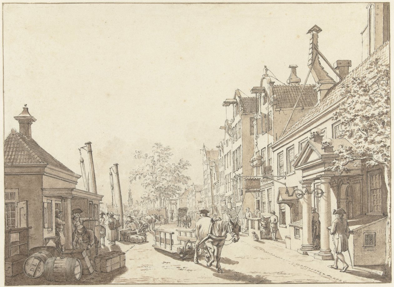 The Rokin, seen towards the Mint by Jacob  Cats
