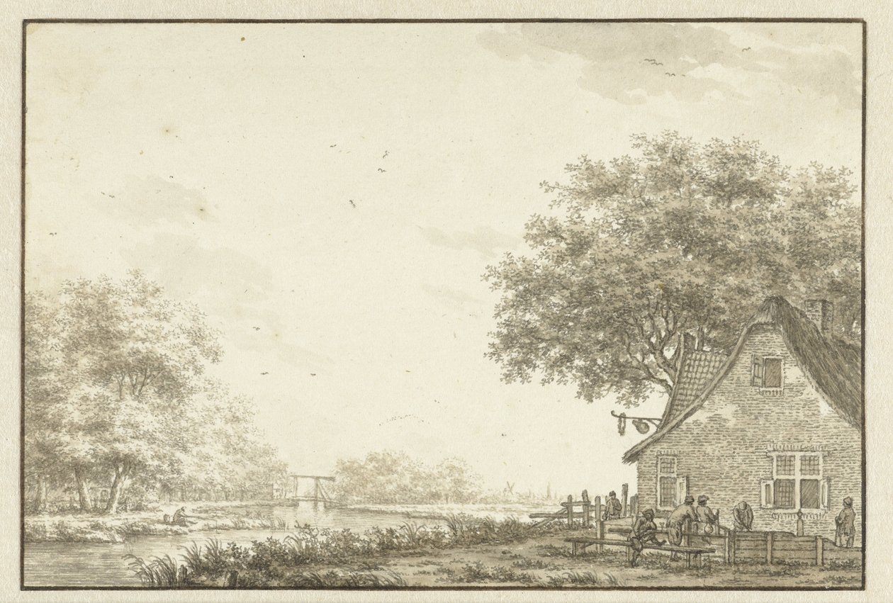 Colf Players at an Inn by the Water by Jacob  Cats