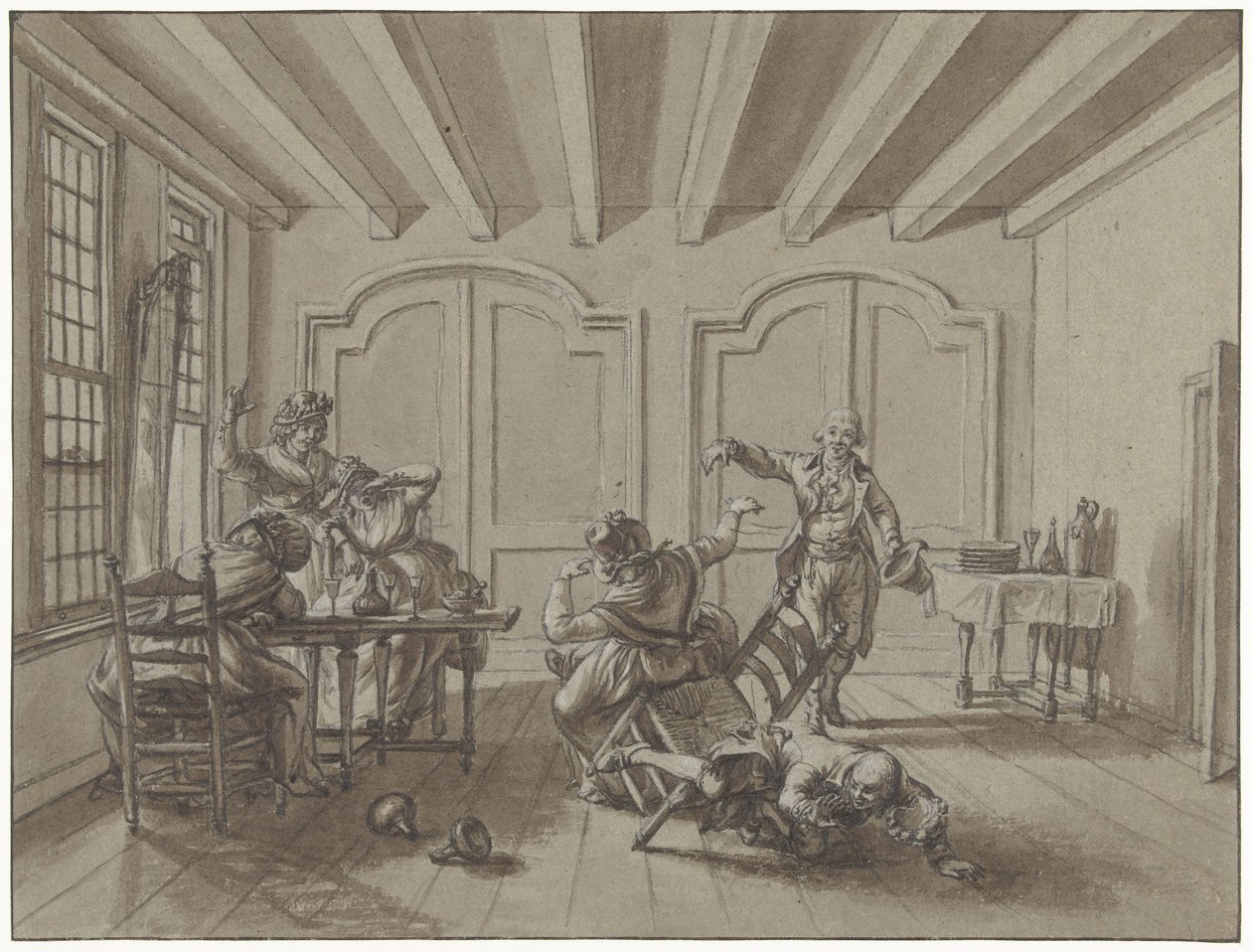Incident During a Meal with Friends by Jacob  Cats
