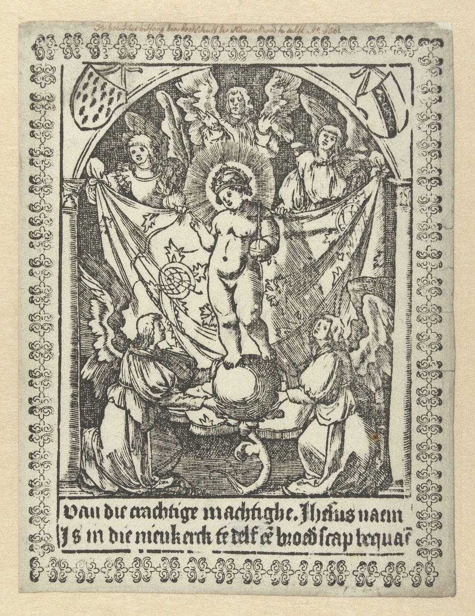 Prayer Card for the Brotherhood of Jesus by Jacob Cornelisz van Oostsanen (school of)