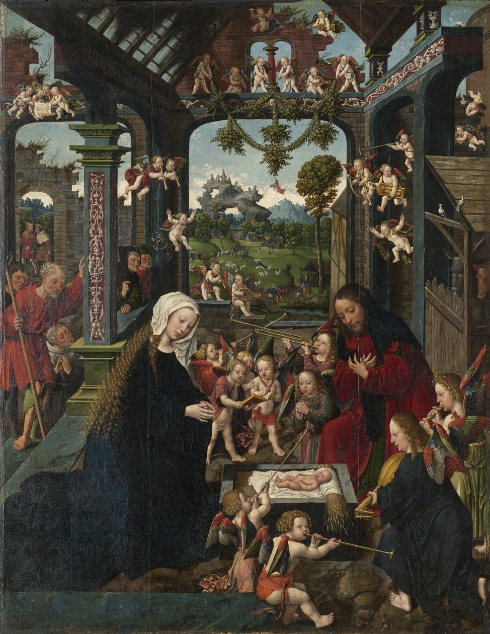 The Adoration of the Christ Child by Jacob Cornelisz van Oostsanen