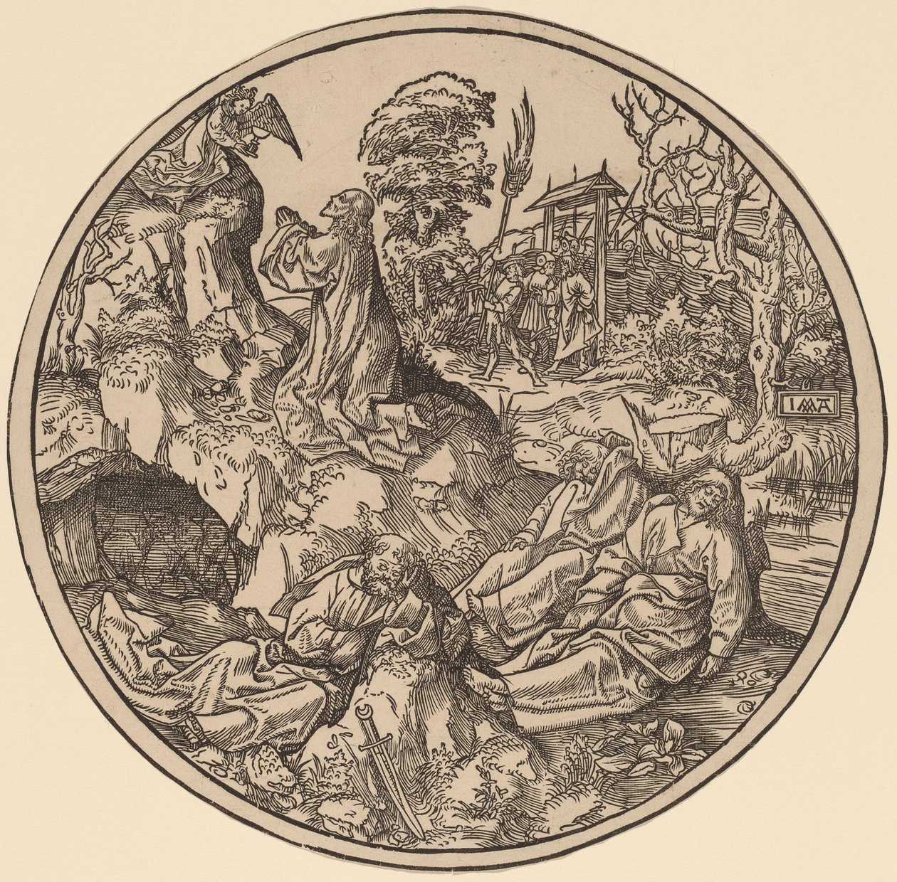 The Agony in the Garden by Jacob Cornelisz van Oostsanen