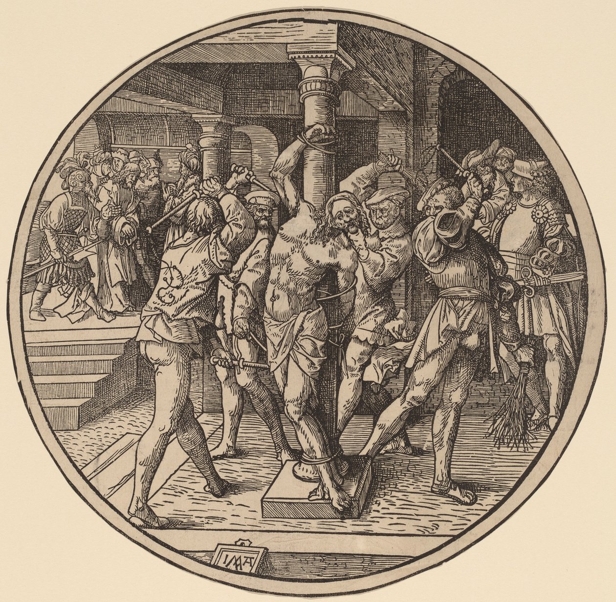 The Flagellation of Christ and Christ Before Pilate by Jacob Cornelisz van Oostsanen