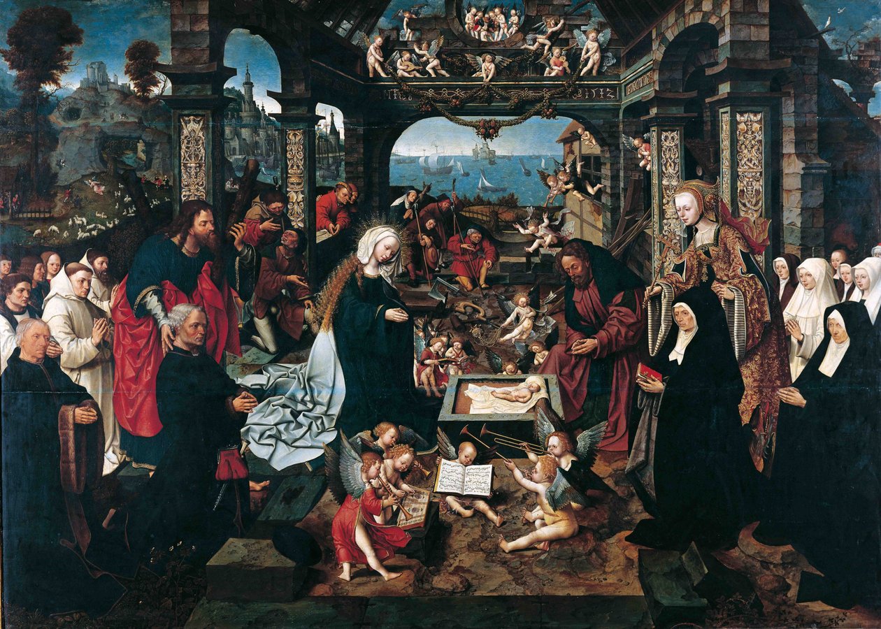 The Nativity of Christ by Jacob Cornelisz van Oostsanen