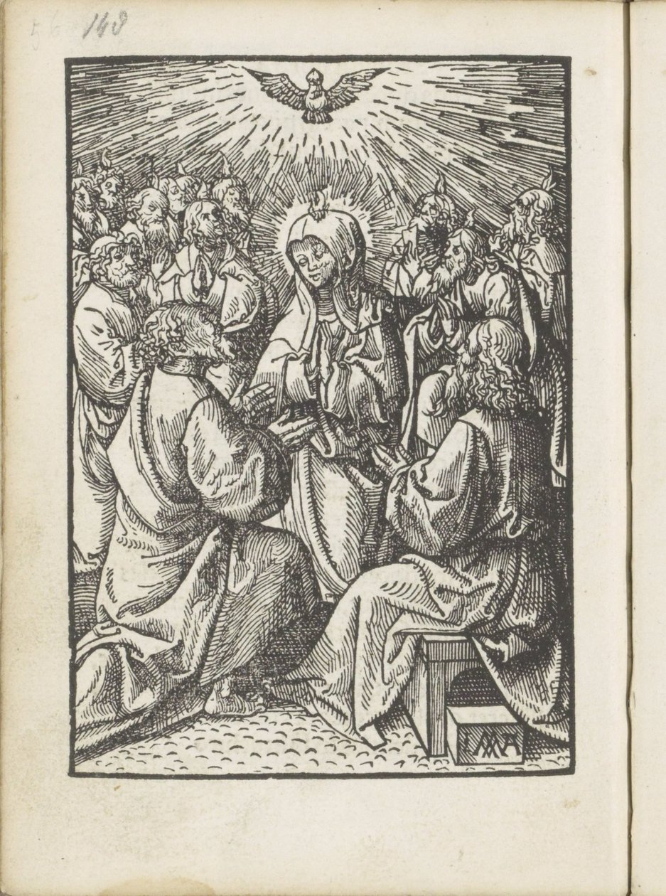 Descent of the Holy Spirit by Jacob Cornelisz van Oostsanen
