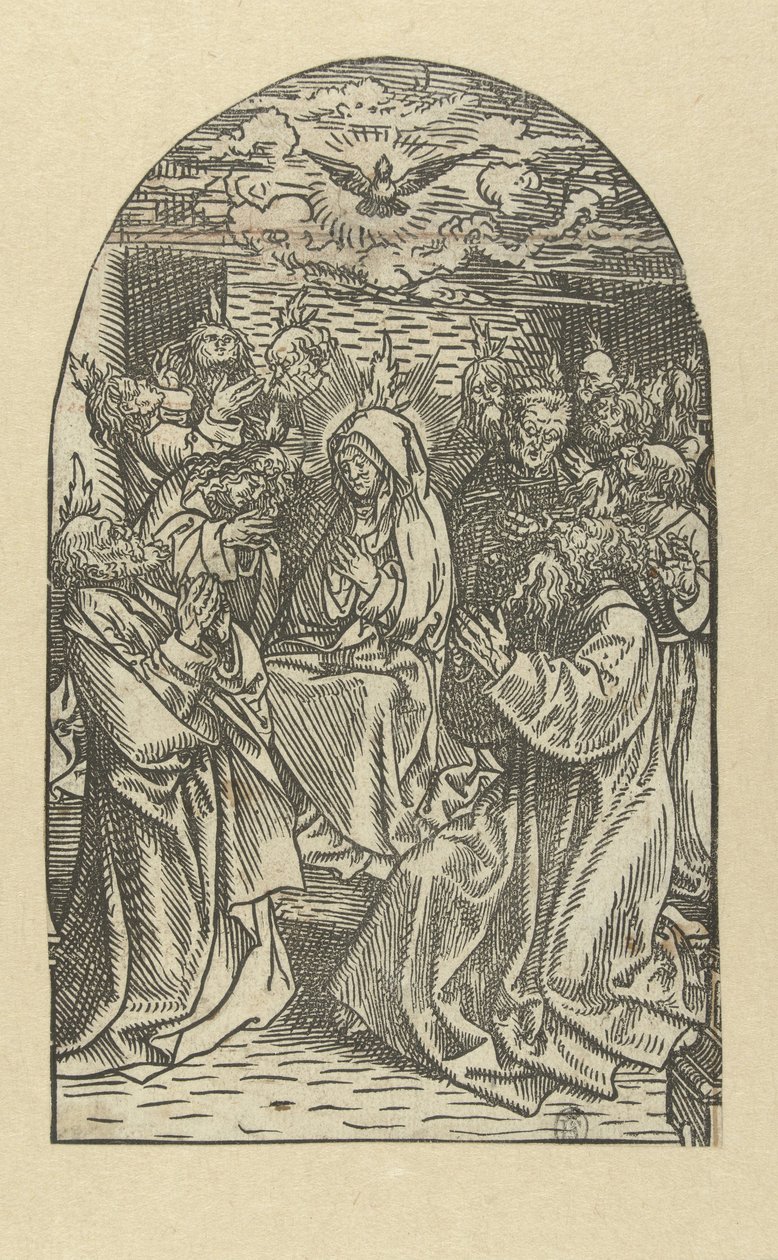 Outpouring of the Holy Spirit by Jacob Cornelisz van Oostsanen