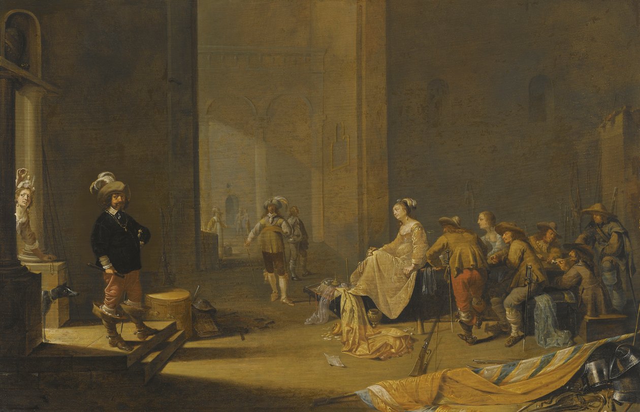 An Interior of a Guardroom by Jacob Duck