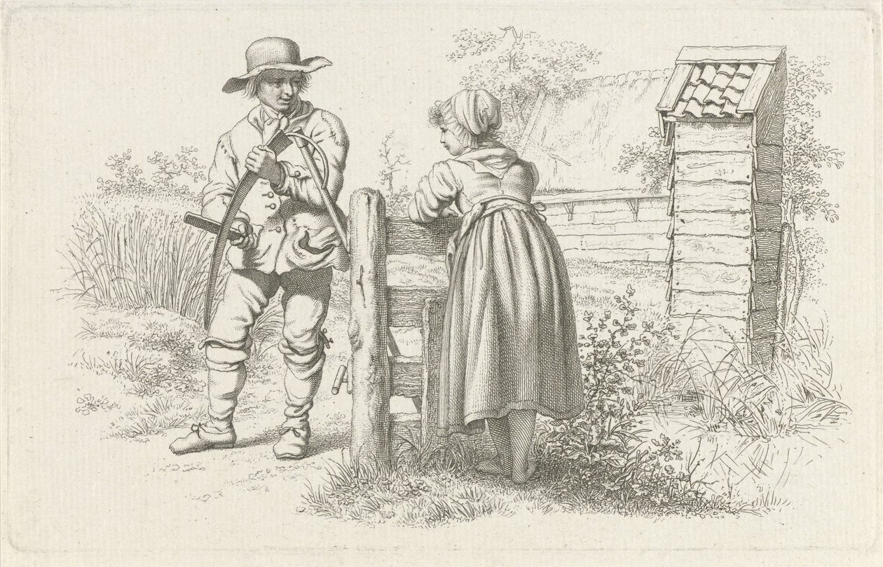 Reaper Talking to a Girl by Jacob Ernst Marcus