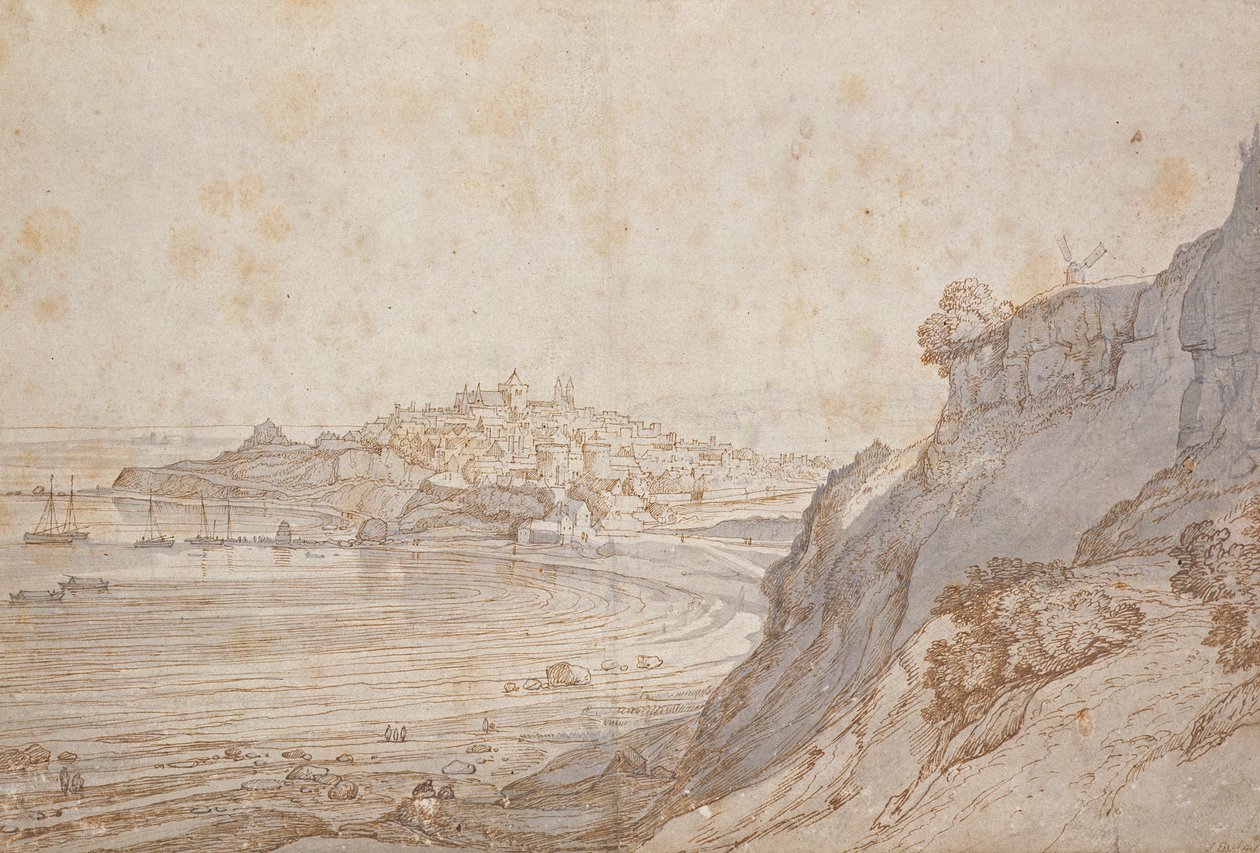 A View of Rye from Point Hill by Jacob Esselens