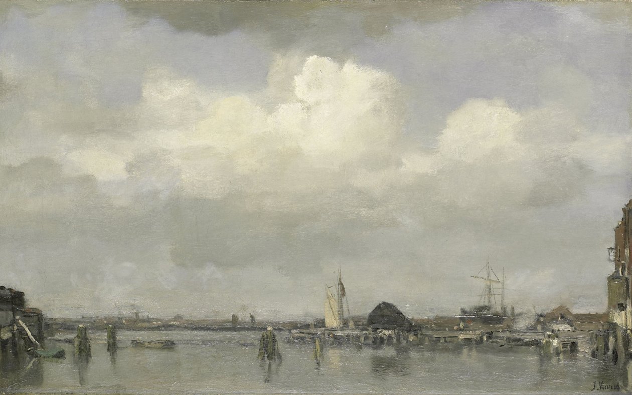 Harbor View by Jacob Henricus or Hendricus Maris
