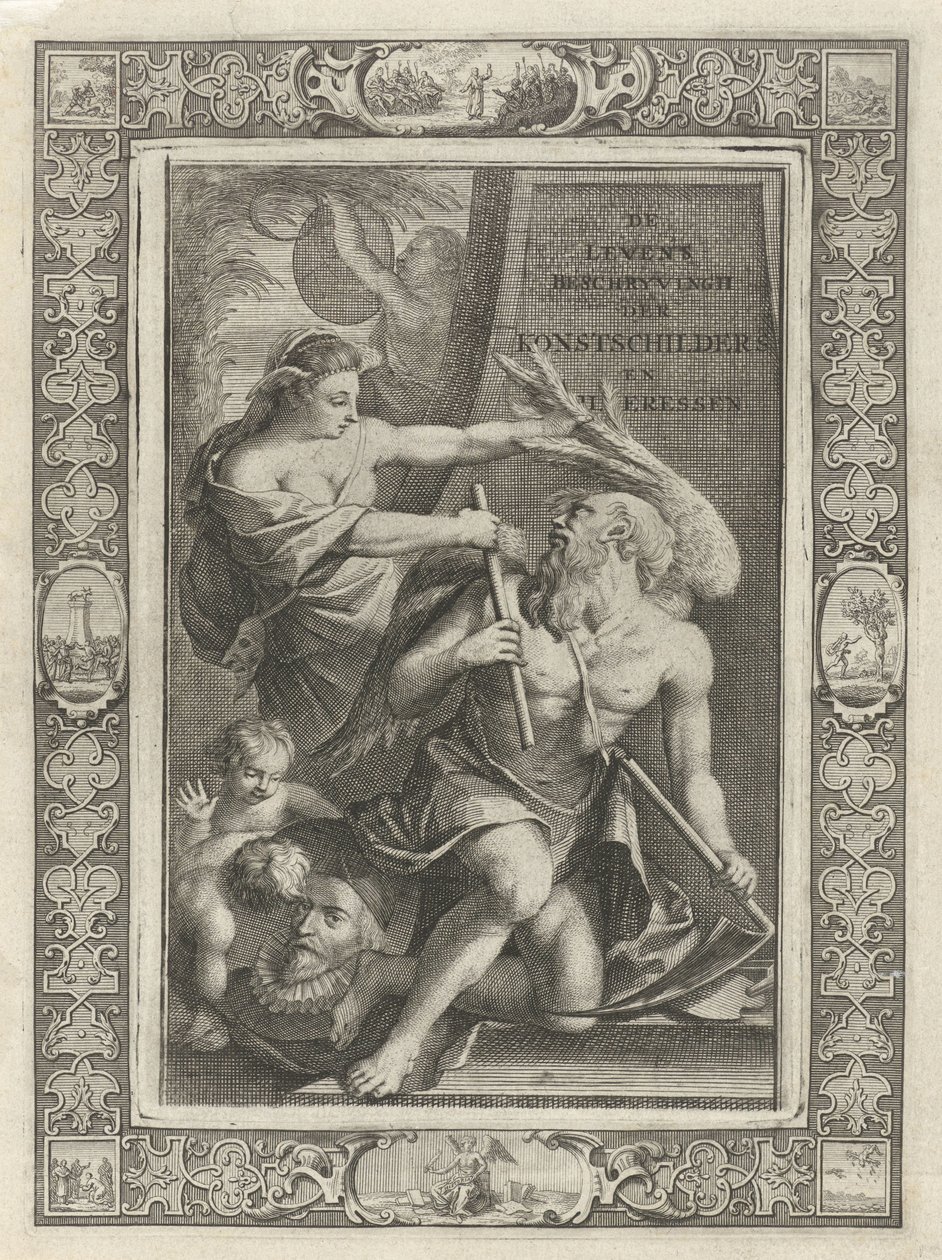 Imagination Tames Father Time by Jacob Houbraken