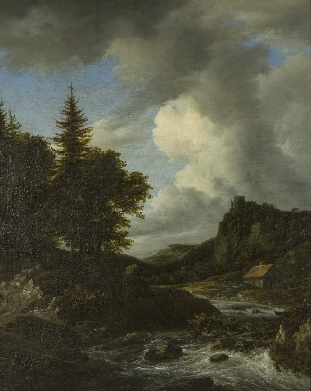 River in Spate by Jacob van Ruisdael