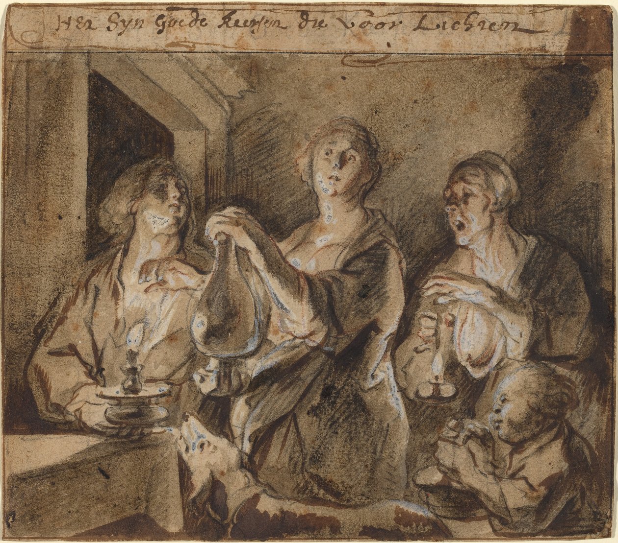 It is good candles which light the way by Jacob Jordaens