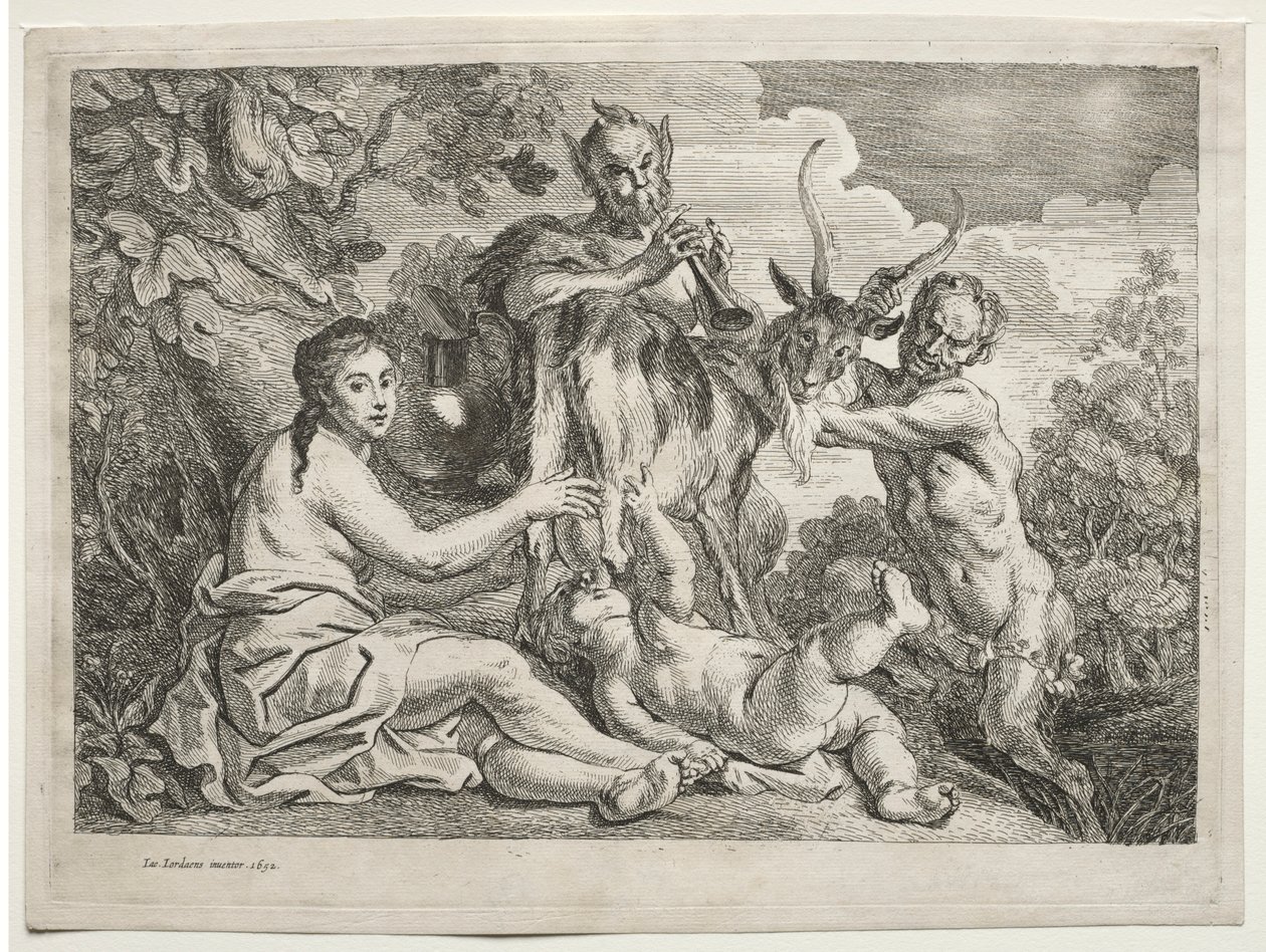 Jupiter Nourished by the Goat Almathea by Jacob Jordaens