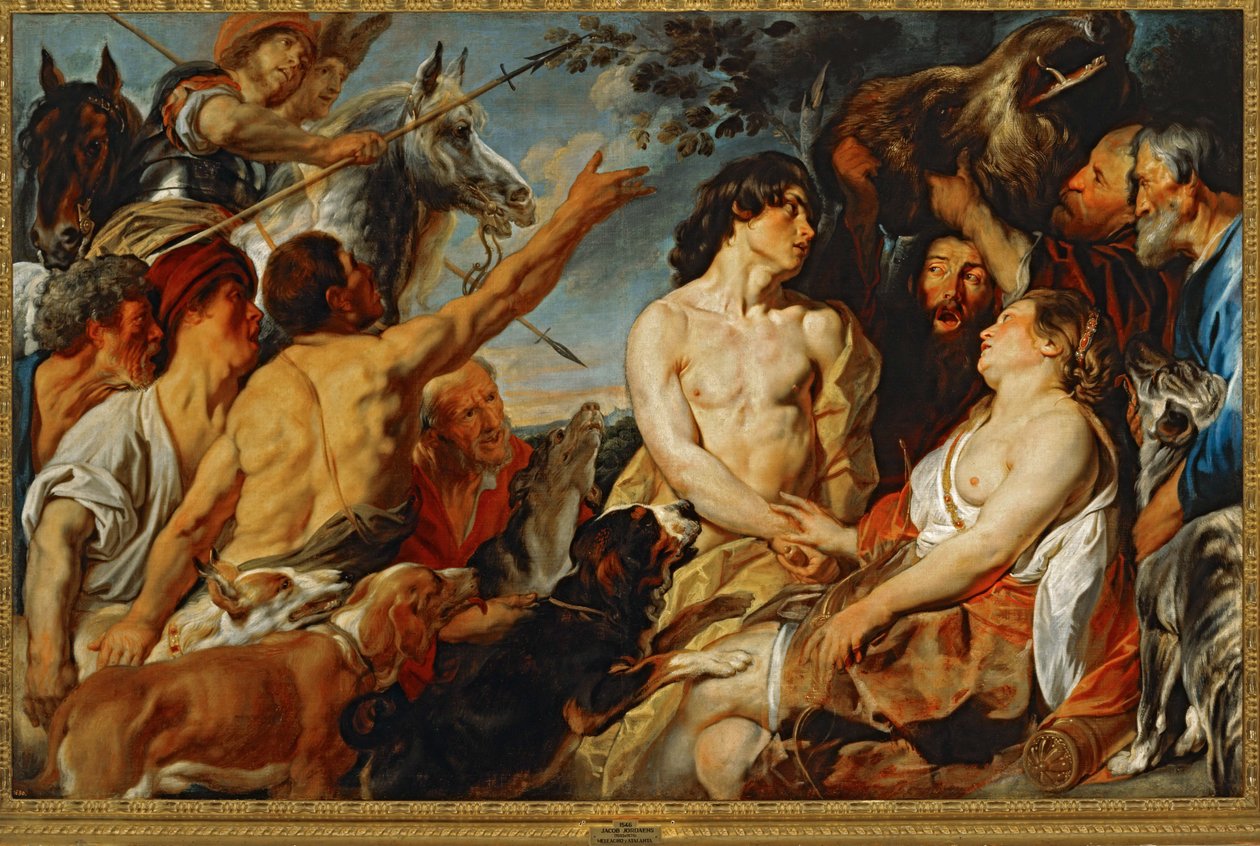 Meleager and Atalanta by Jacob Jordaens