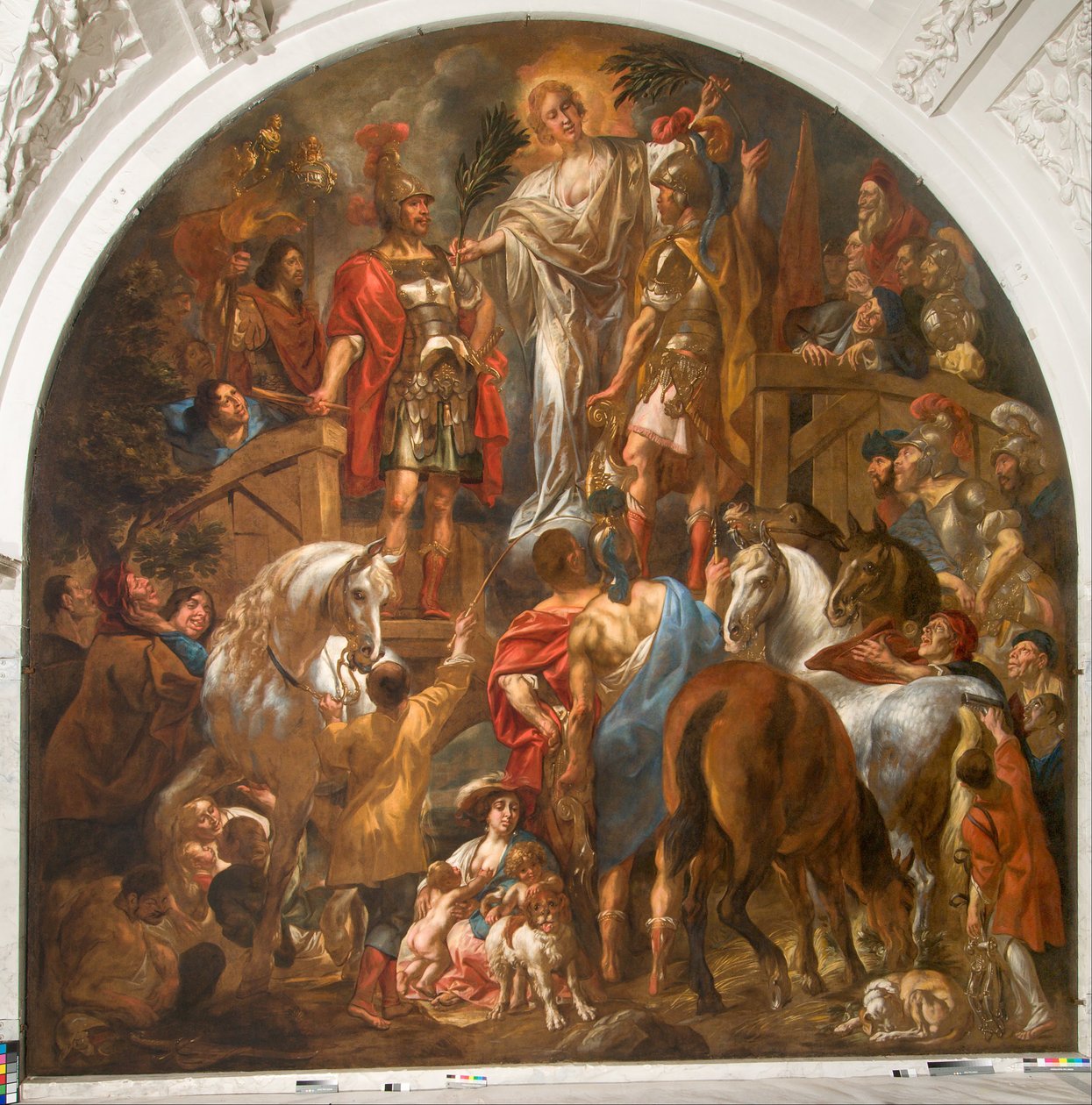 Peace Between the Romans and the Batavians by Jacob Jordaens