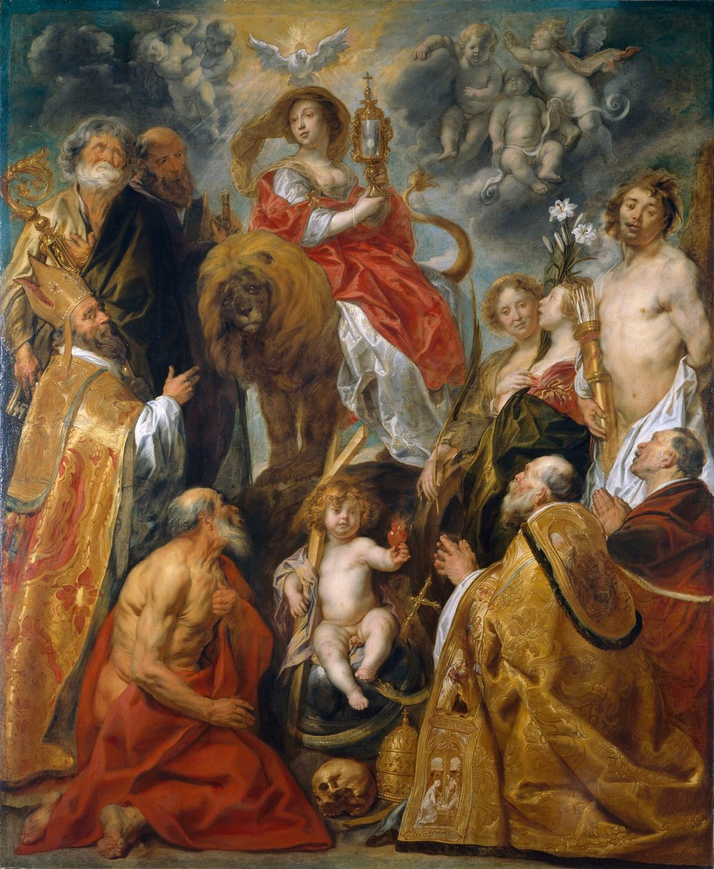 The Veneration of the Eucharist by Jacob Jordaens