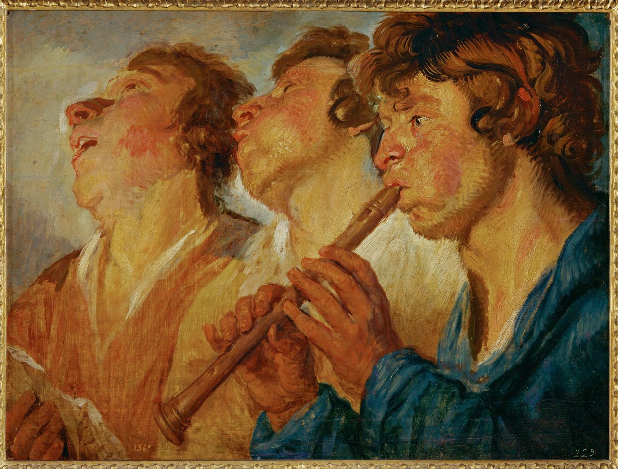 Three Wandering Musicians by Jacob Jordaens