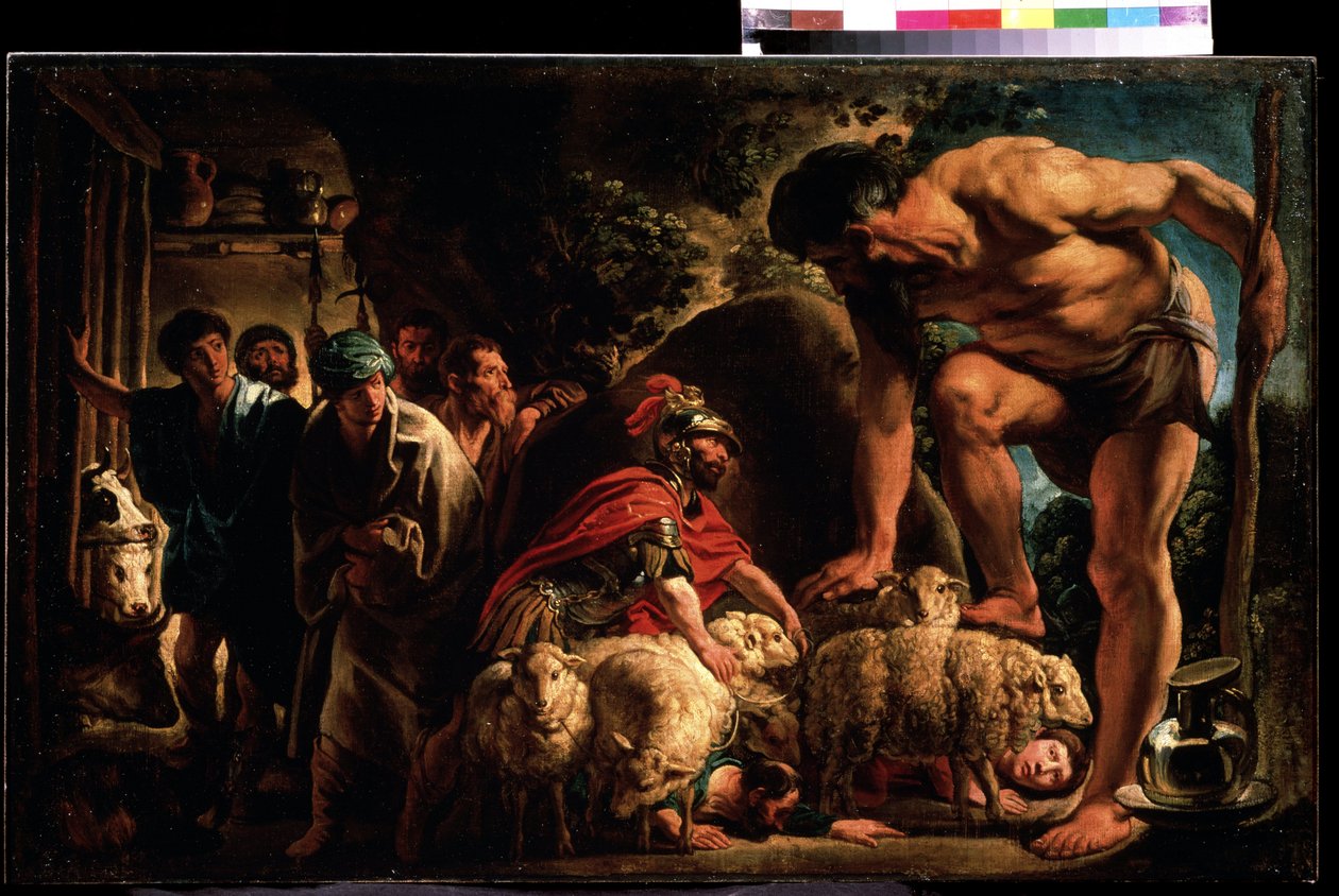Ulysses in the Cave of Polyphemus, painting by Jacob Jordaens, Pushkin Museum, Moscow by Jacob Jordaens