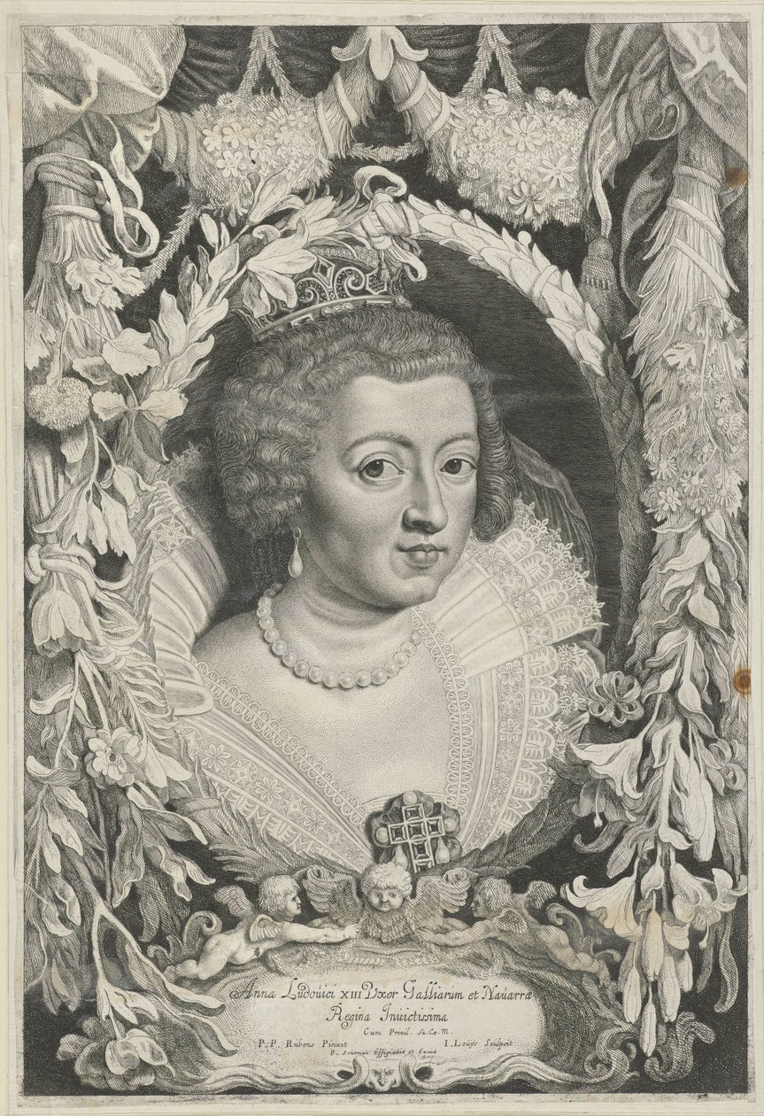 Portrait of Anna of Austria (House of Habsburg Emperors) by Jacob Louys