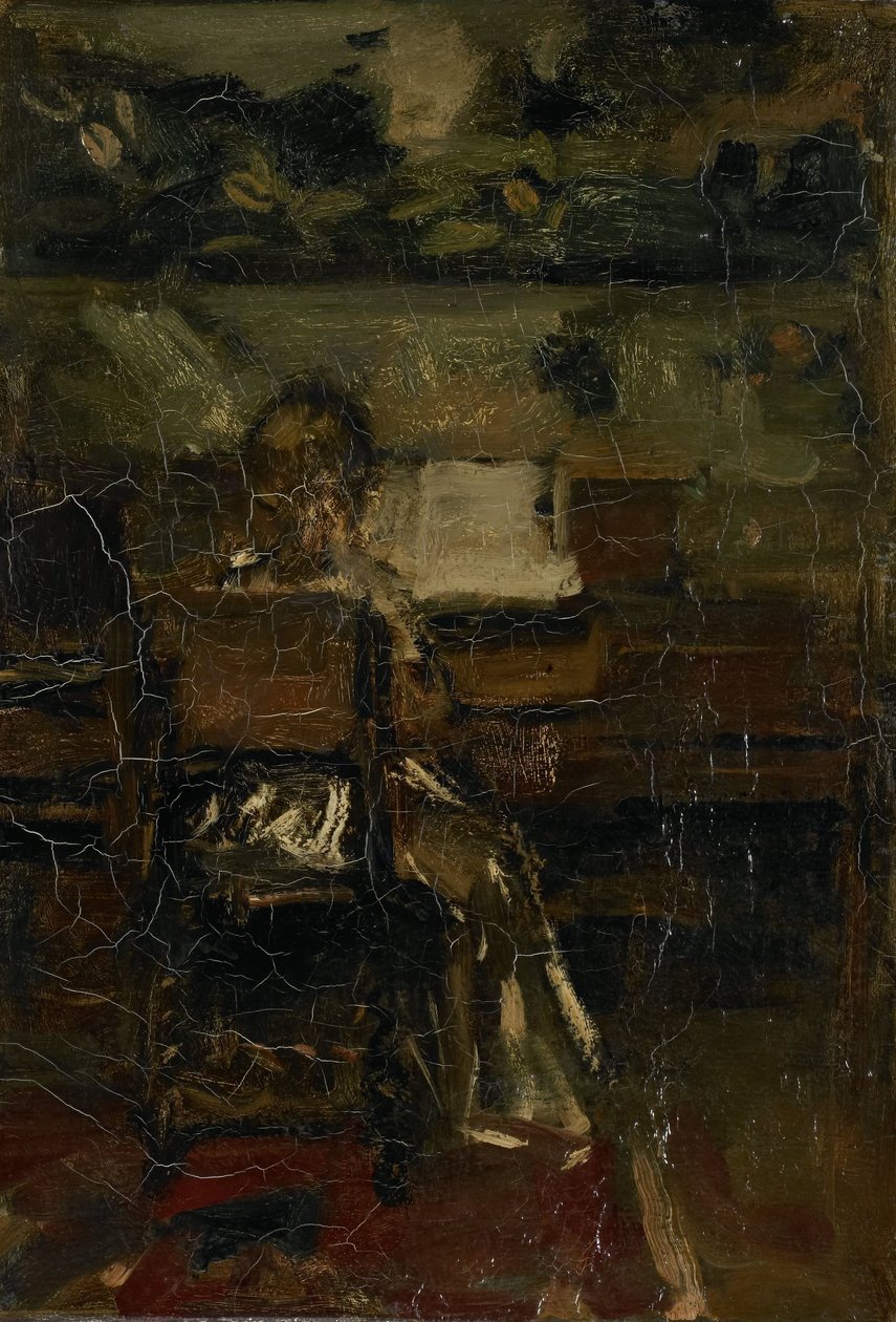 Girl at the Piano by Jacob Maris
