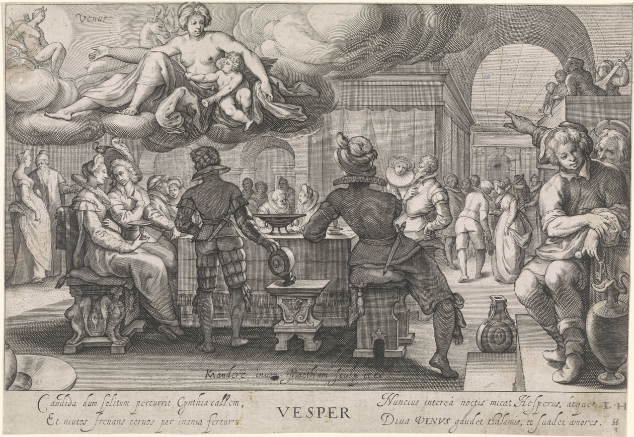 Evening (Vesper) by Jacob Matham