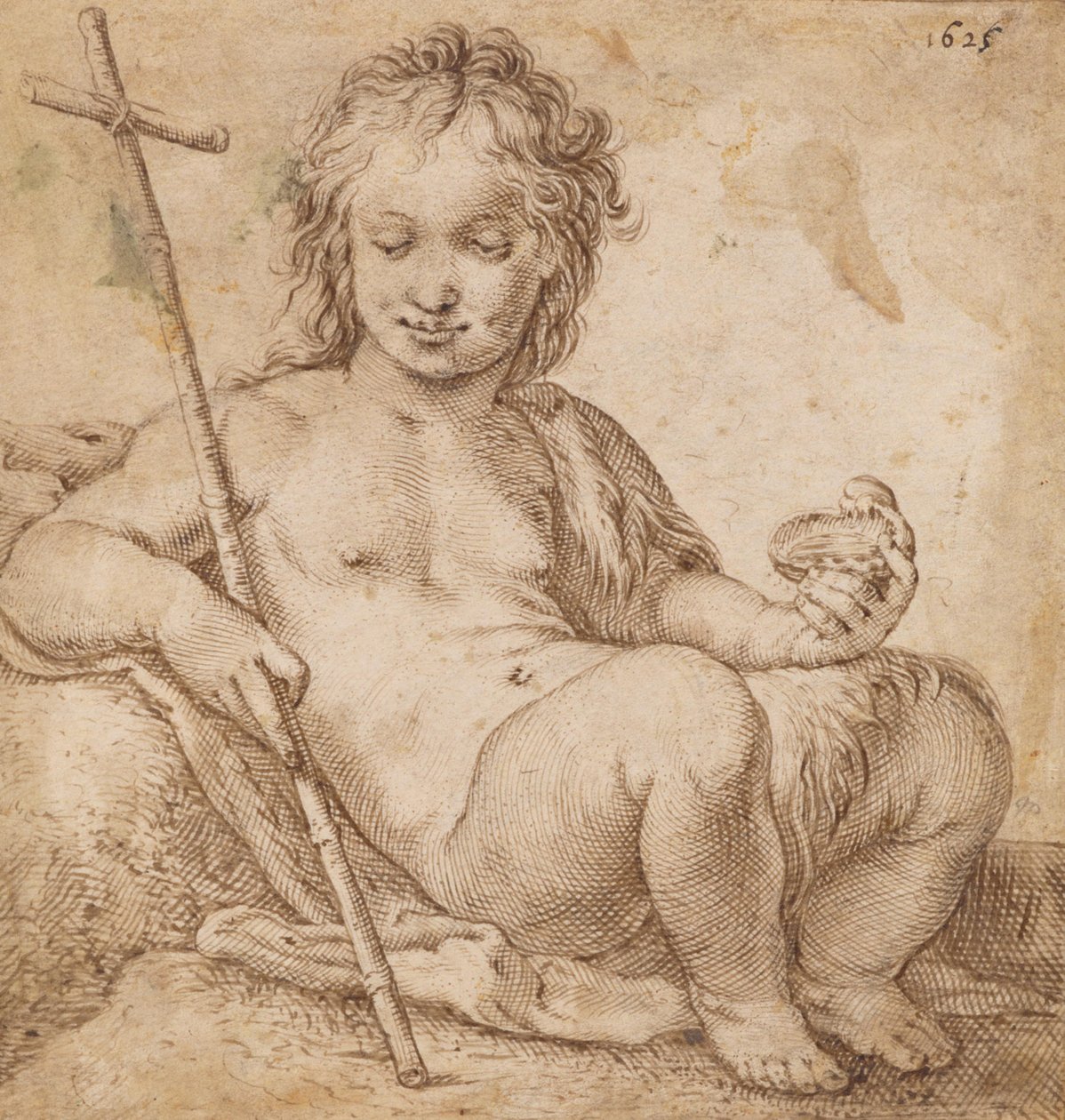 The Young John the Baptist by Jacob Matham