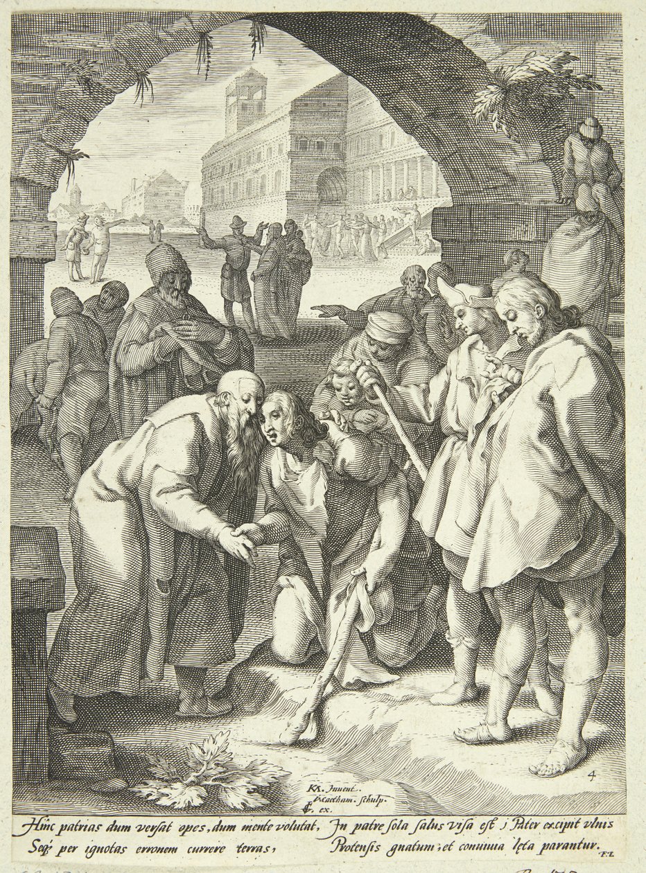 The Return of the Prodigal Son by Jacob Matham