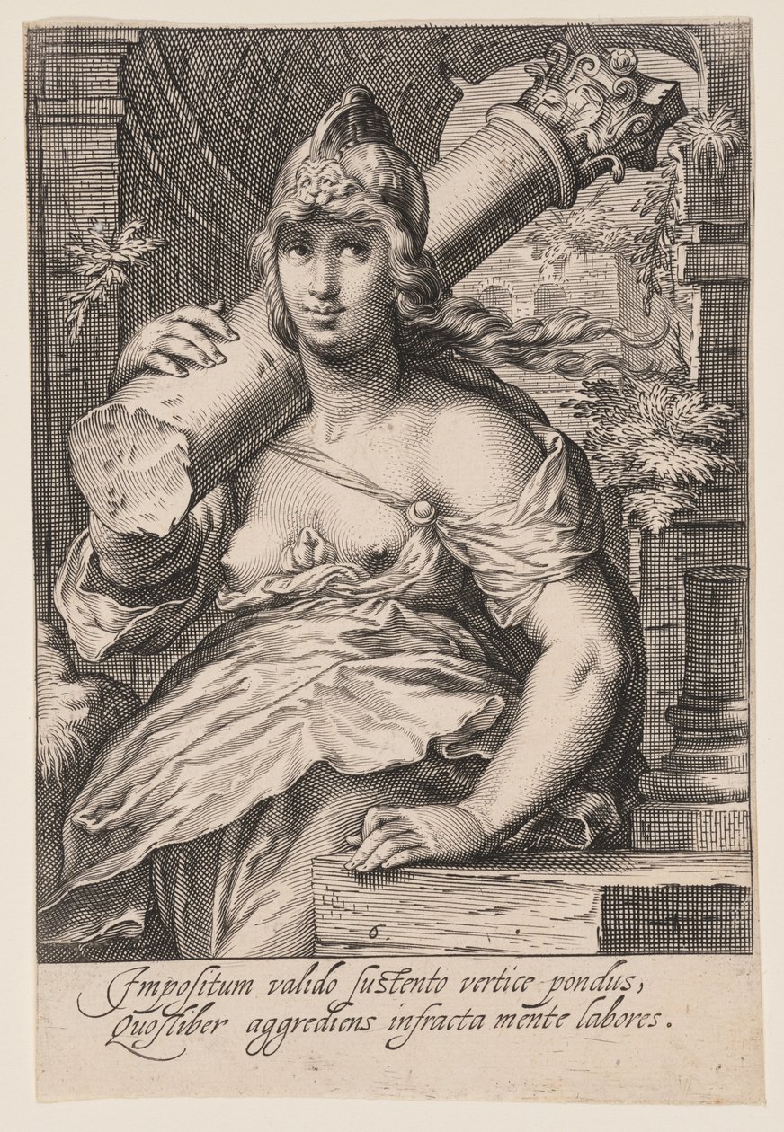 Fortitude, from The Seven Virtues by Jacob Matham