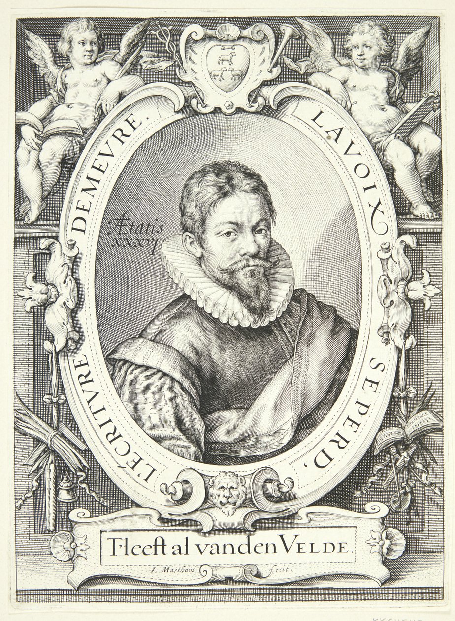 Jan van de Velde the Elder by Jacob Matham