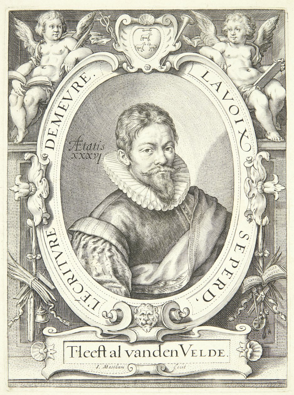 Jan van de Velde the Elder by Jacob Matham