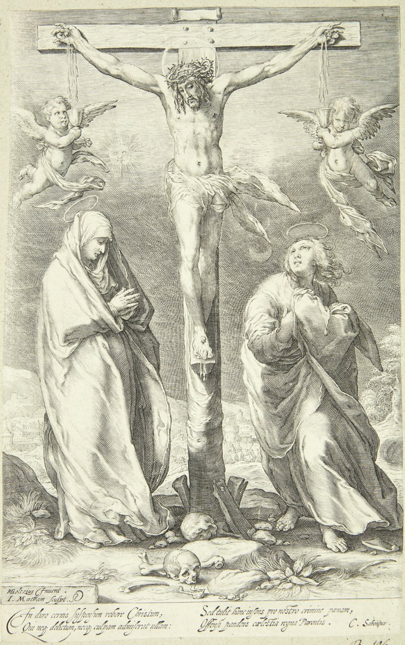 Christ on the Cross by Jacob Matham