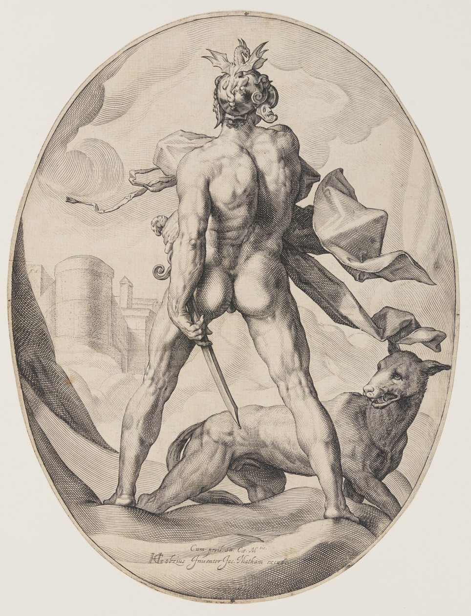 Mars by Jacob Matham: Highest-quality art reproduction