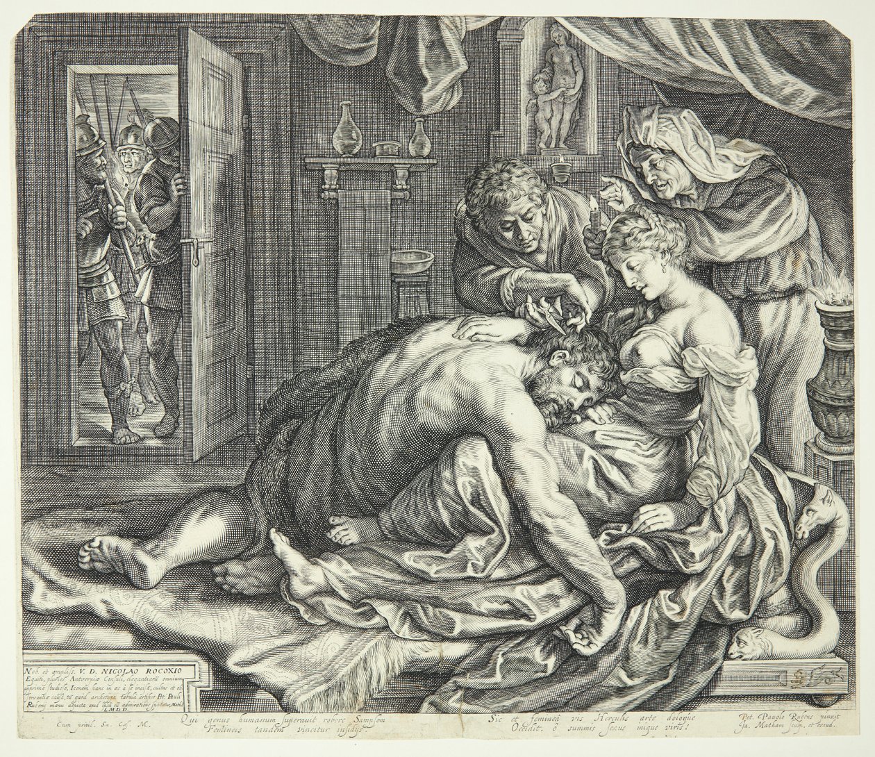 Samson Sleeping in Delilah
