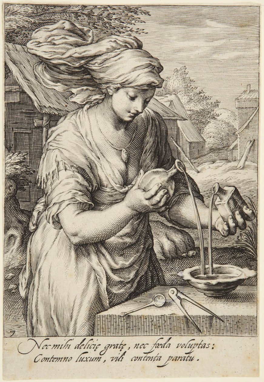 Temperance by Jacob Matham