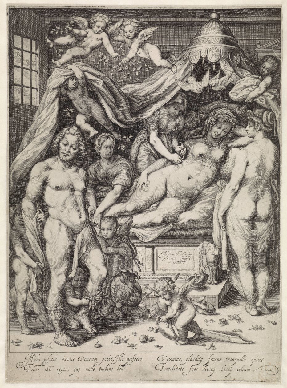 Venus and Mars by Jacob Matham